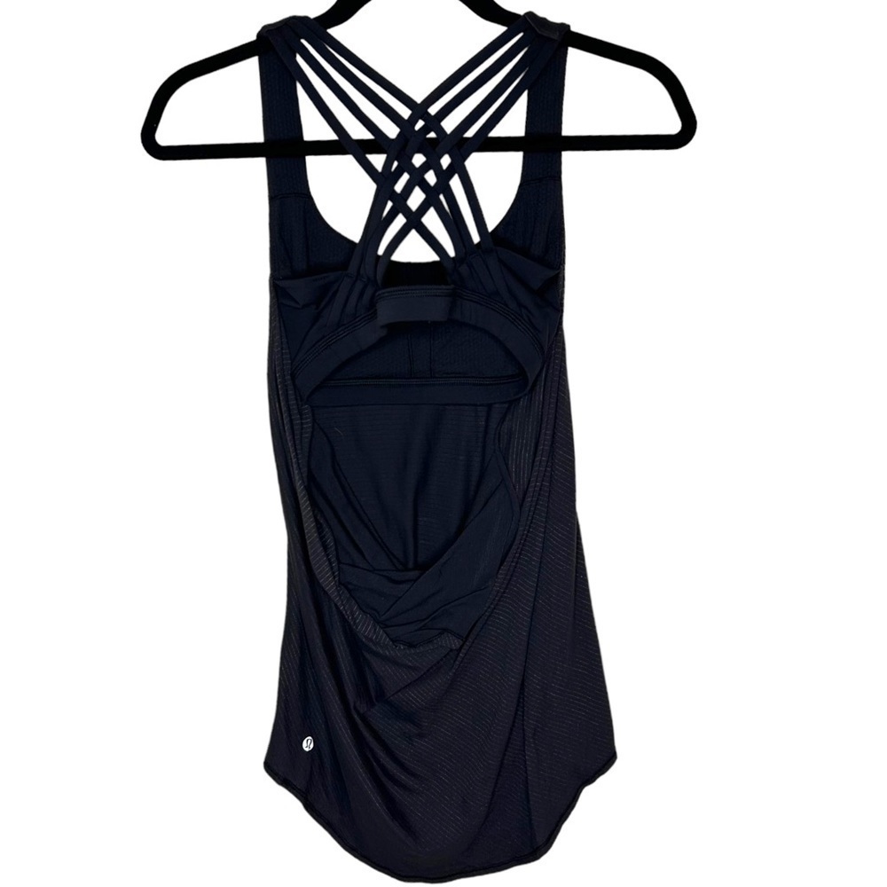 Lululemon Wild Tank- Heathered Black / Black - Picture 8 of 12